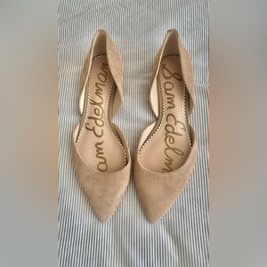 Sam Edelman Rodney Nude Suade Shoe Size 8